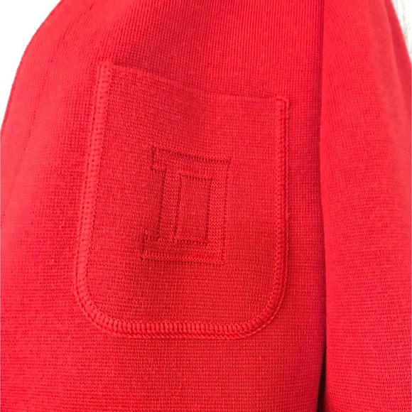 Devernois Paris Vintage Red Cardigan Jacket S - Picture 2 of 6